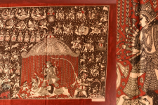 Sacred Cloth Of The Goddess ~ Matani Pachedi - Mahisasur Mardini