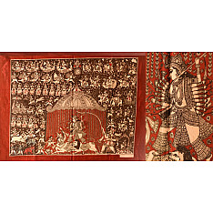 Sacred Cloth Of The Goddess ~ Mata ni Pachedi - Mahisasur Mardini