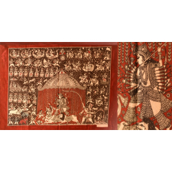 Sacred Cloth Of The Goddess ~ Matani Pachedi - Mahisasur Mardini