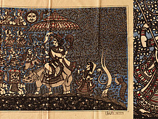 Sacred Cloth Of The Goddess ~ Mata ni Pachedi Painting - Dhaawni Maata