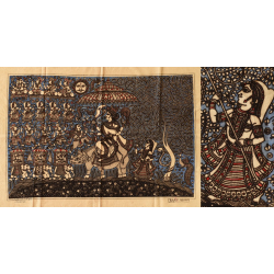 Sacred Cloth Of The Goddess ~ Matani Pachedi Painting - Dhaawni Maata