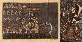 Sacred Cloth Of The Goddess ~ Matani Pachedi Painting - Dhaawni Maata