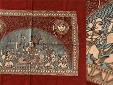 Sacred Cloth Of The Goddess ~ Mata ni Pachedi Painting - Jogani Maata