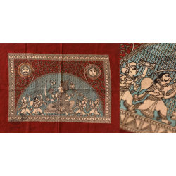 Sacred Cloth Of The Goddess ~ Matani Pachedi Painting - Jogani Maata