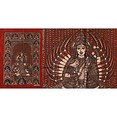 Sacred Cloth Of The Goddess ~ Mata ni Pachedi Painting - Vishat Maa