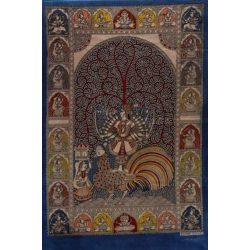 Sacred cloth of the Goddess - Bahuchar Maa (26" x 36")