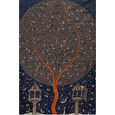 Sacred cloth of the Goddess - Moon Tree (26" x 36")