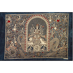 Sacred cloth of the Goddess - Vahaanvati Maa (26" x 36")