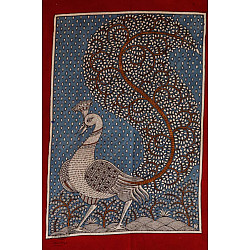 Sacred cloth of the Goddess - Peacock (18" x 20")