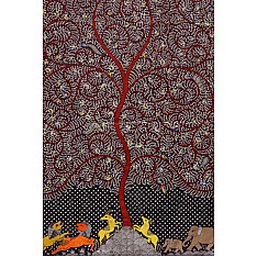 Sacred cloth of the Goddess - Tree of Life (26" x 36")