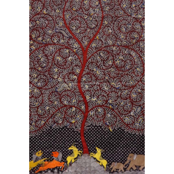 Sacred cloth of the Goddess - Tree of Life (26" x 36")