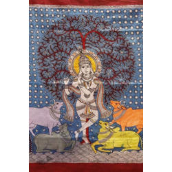 Sacred cloth of the Goddess - Krishna (18" x 24")