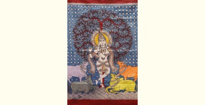 Sacred cloth of the Goddess - Krishna (18" x 24")