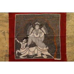 Sacred cloth of the Goddess - Vishat Maa (22" x 22")