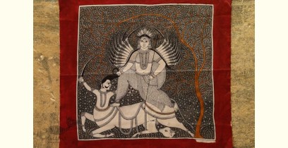 Sacred cloth of the Goddess - Vishat Maa (22" x 22")