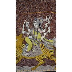 Sacred cloth of the Goddess - Chandraghanta (36" x 72")