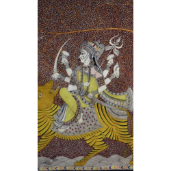 Sacred cloth of the Goddess - Chandraghanta (36" x 72")