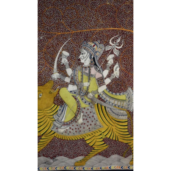 shop online Sacred cloth of the Goddess - Chandraghanta (36" x 72")