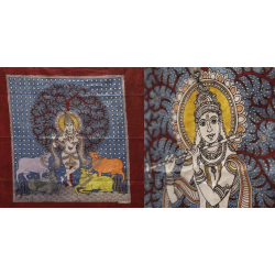 Sacred cloth of the Goddess - Krishna (18" x 24")