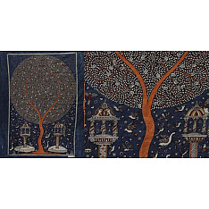 Sacred cloth of the Goddess - Moon Tree (26" x 36")
