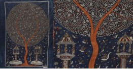 Sacred cloth of the Goddess - Moon Tree (26" x 36")