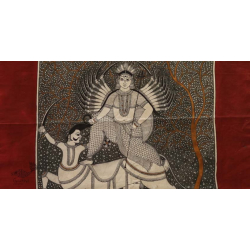 Sacred cloth of the Goddess - Vishat Maa (22" x 22")