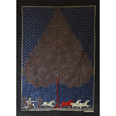 Sacred cloth of the Goddess | Mata ni Pachedi Painting ~ Tree of Life (30" x 42")