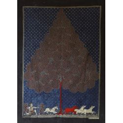 Sacred cloth of the Goddess | Matani Pachedi Painting ~ Tree of Life (30" x 42")