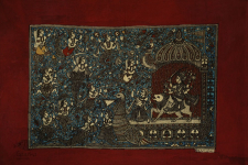 Sacred cloth of the Goddess | Chandraghanta (30" x 22")