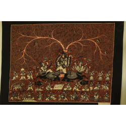 Sacred cloth of the Goddess | Pachhedi Painting of Kali (31" x 24")