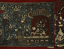 Sacred cloth of the Goddess | Chandraghanta (30" x 22")