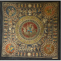 Sacred cloth of the Goddess | Mata ni Pachedi Hand Painted Painting (54" x 52")