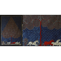 Sacred cloth of the Goddess | Mata ni Pachedi Painting ~ Tree of Life (30" x 42")