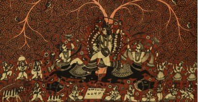 Sacred cloth of the Goddess | Pachhedi Painting of Kali (31" x 24")