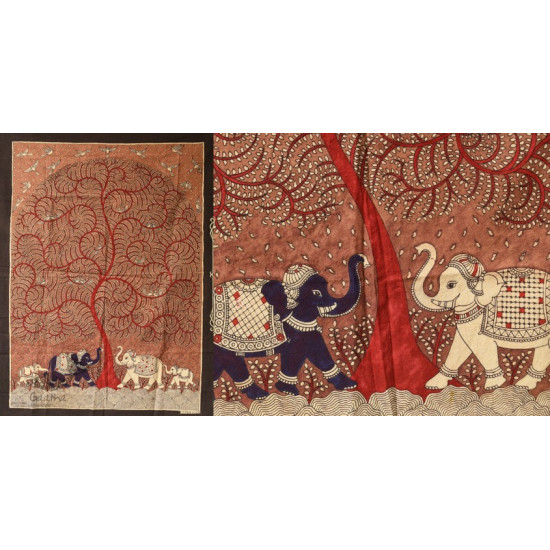 shop online tree-elephant painting - matani pachedi