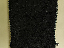 Ada . अदा | Tie and Dye Tussar Silk Black Stole