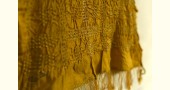 shop Bandhani yellow Stole - Cotton by Eri Silk