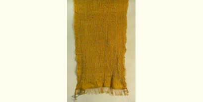 Ada . अदा | Bandhani Yellow Stole - Cotton by Eri Silk
