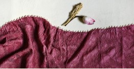 Ada . अदा | Tussar Silk Bandhani Stole in Blush Pink Colour