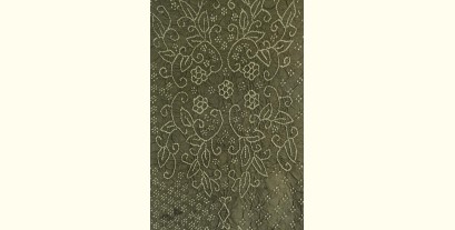 Lahza . लहज़ा | Natural Color Tai & Dye - Mul Handloom Cotton Grey Stole 