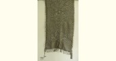 shop Natural Color Tai & Dye - Mul Handloom Cotton Grey Stole 