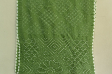 Lahza . लहज़ा | Designer Cotton - Bandhani Stole - Green