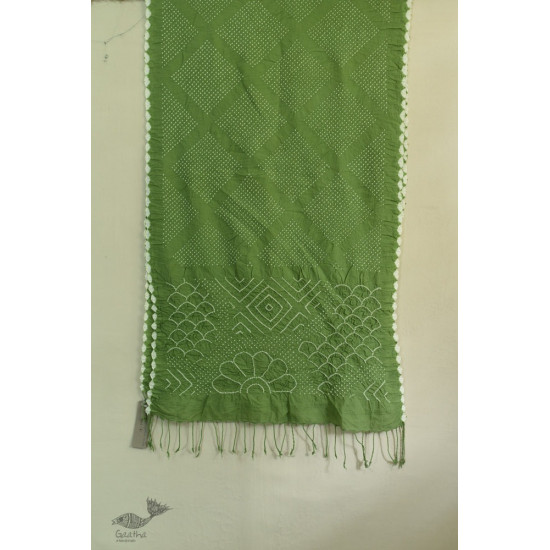 shop Designer Cotton - Bandhani Stole 