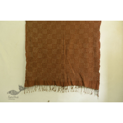 Lahza . लहज़ा | Cotton - Tie & Dye Dupatta - Brown