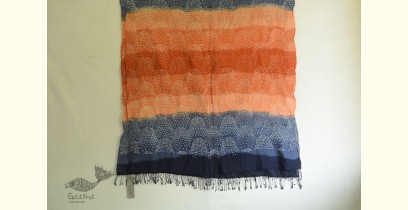 Lahza . लहज़ा | Cotton - Tie & Dye Shaded Dupatta in Jelly Fish Design