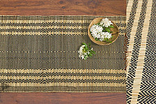 Kopai-Paar ∷ Madur Kathi Natural Fibre ∷ Runner – Black Diamonds