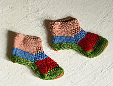 Igloo ~ Hand Knitted - Himalayan Woolen Socks With Hair Band