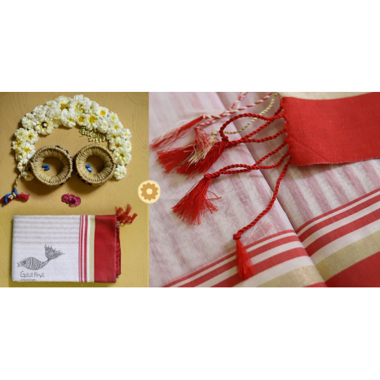 Iris ❢ Handloom  ❢ Cotton Checks Saree ❢ 18