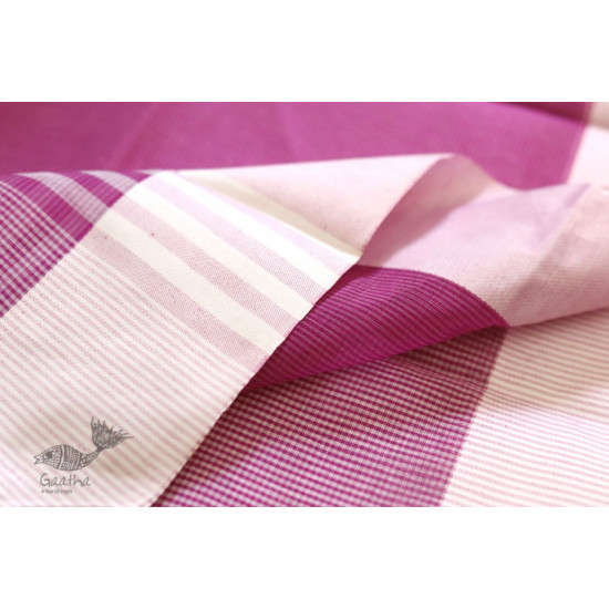 Iris ❢ Handloom  ❢ Cotton Checks Saree ❢ 12