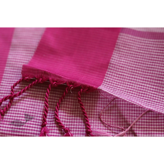 Iris ❢ Handloom  ❢ Cotton Checks Saree ❢ 12